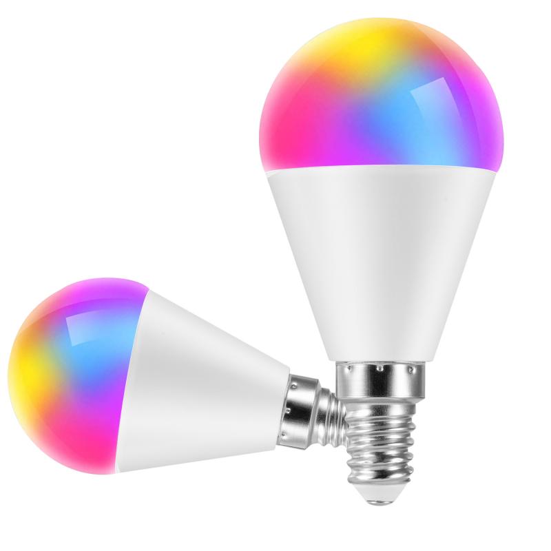 Led Wifi Slimme Lamp Dimbare Rgb Lamp E27 E26 B22 Voor Alexa Google Huis Changing Dimmen App Controle Lamp voor Alexa/Google