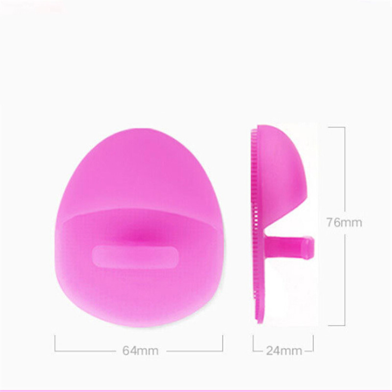 1pc handige siliconen vingerwaspads, borstels voor het gezicht, exfolianten voor het verwijderen van mee-eters, gezichtsreinigingsscrubs, make-uptools