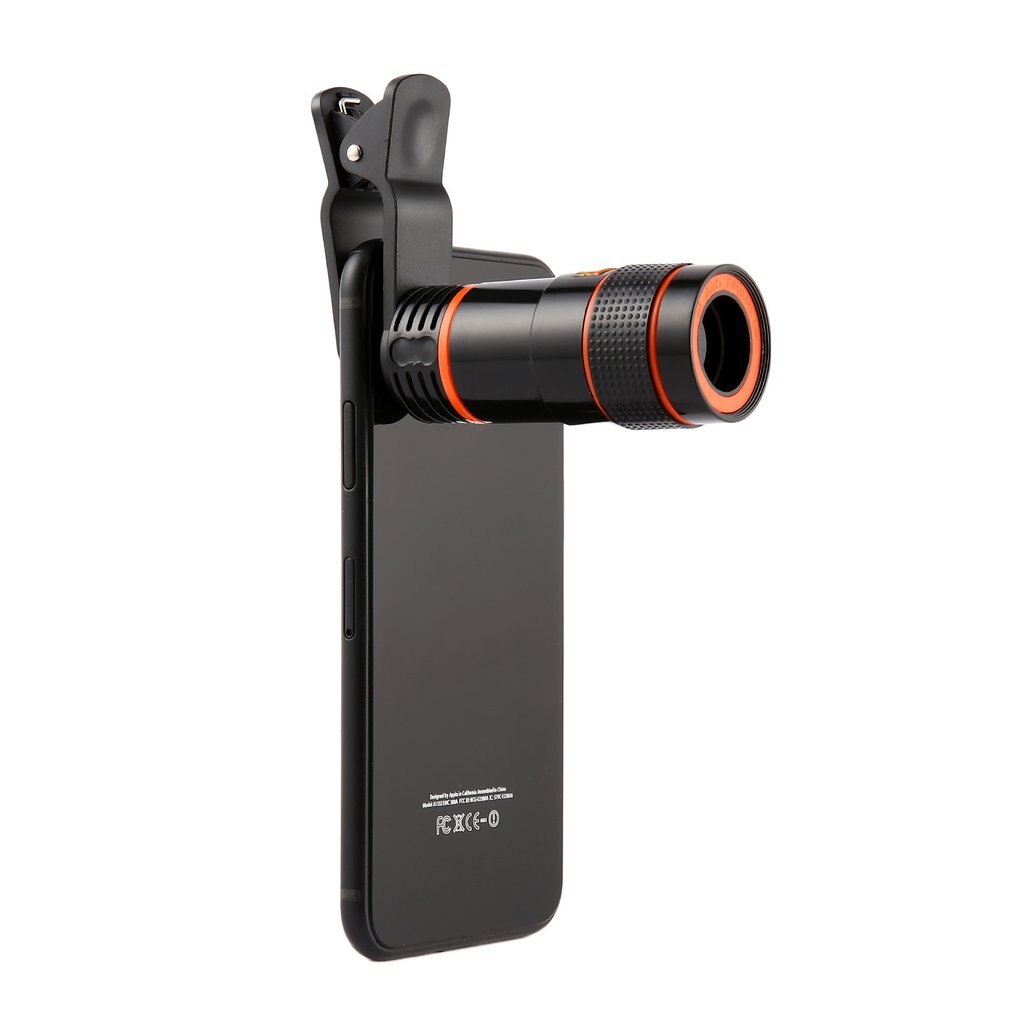 8X 12X Universele Zoomlens Telelens Zoom Effect High-Definition Lens Lange Focus Monoculaire Telefoon Telescoop Voor Mobiele telefoon