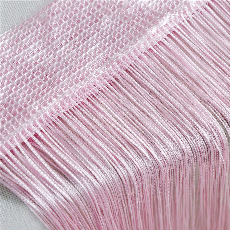 1x2M String Curtain Panels Home Glitter Window Curtains Thread Curtain Tassel Bead Curtain Door Sheer Panel Curtains Bedroom: 15