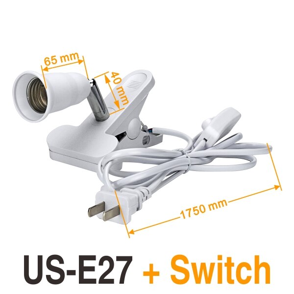 LED Lamp Base Double E27 Socket AC85-265V max 60W Adjustable Adapter EU US Plug Light Bulb Fitting Energy Saving Lampada Holder: One head US