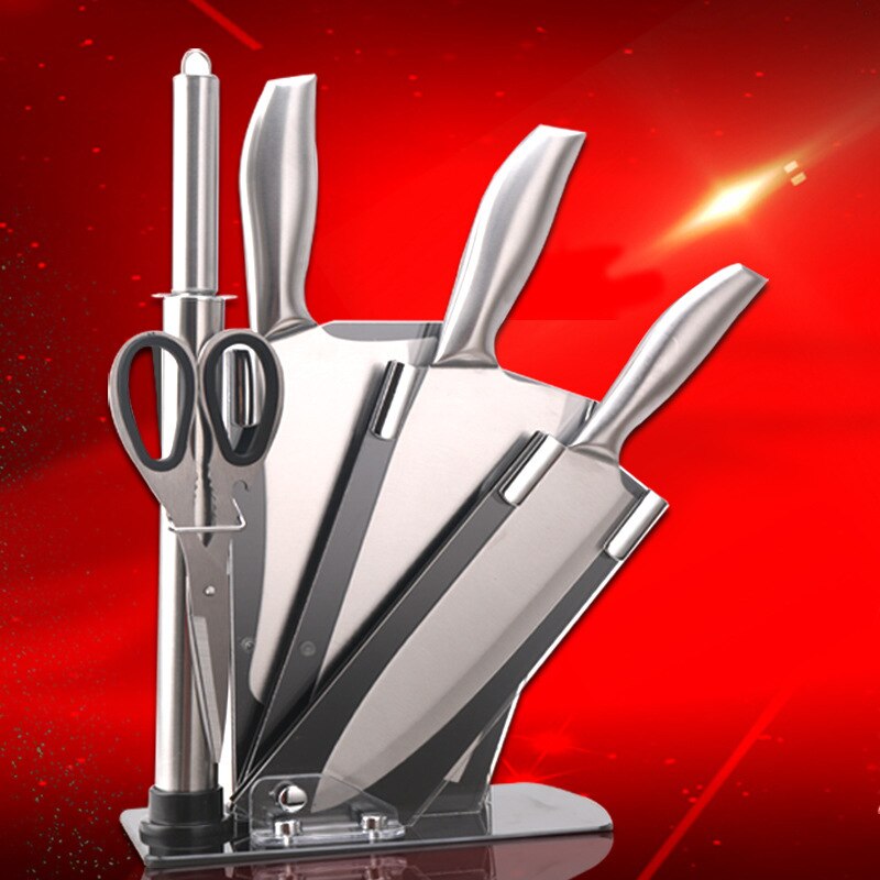 Knife Set Stainless Steel Kitchen Knife Six-Piece Kitchen Knife Set: Default Title