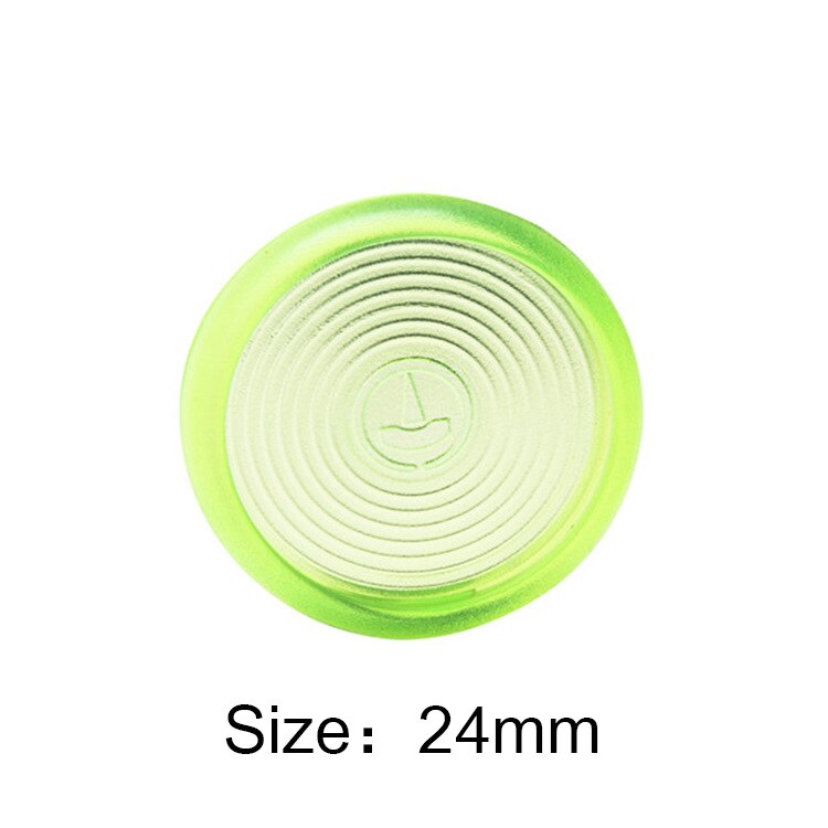 10Pcs 18/24/28mm Colored Round Binding Disc DIY Binder Notebook Loose Leaf Ring Arc Book Buckle Hoop Binder Ring Office Supplies: 24mm Green