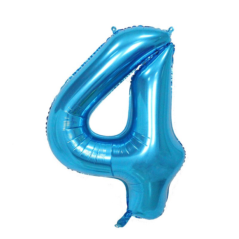 40 inch Foil Balloon Large Helium Number Balloons Wedding Decoration Birthday Party favors pink blue: Multicolor