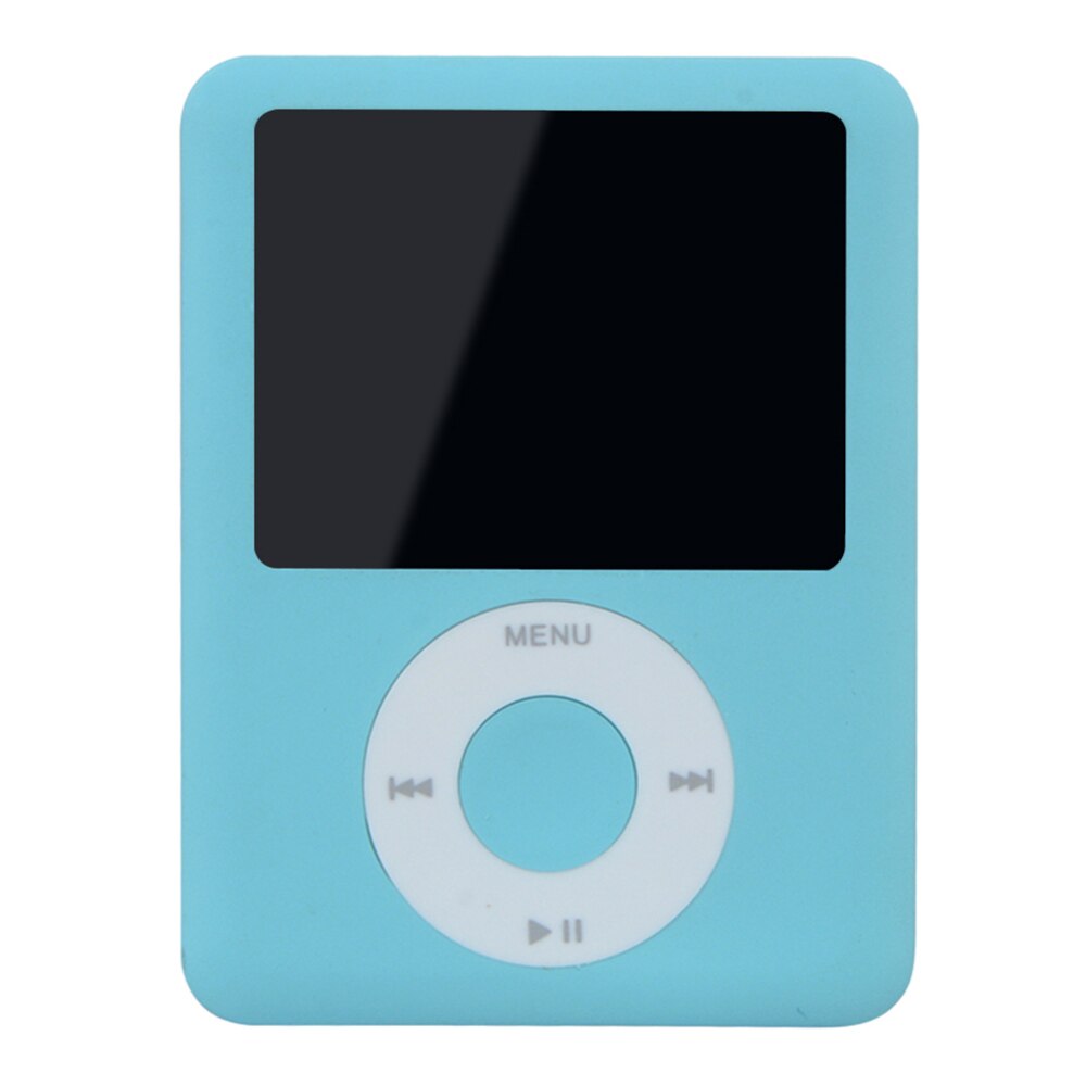 1.8 Inch Lcd-scherm MP3 MP4 Muziekspeler Metalen Behuizing 32Gb MP4 Speler Ondersteuning E-Book Lezen Fm Radio: Blue