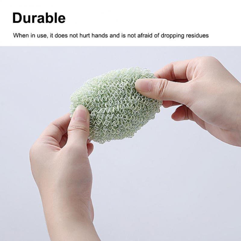Cepillo de alambre de fibra ABS reemplazable para limpieza de cocina, estropajo de lana de acero, estropajo colorido de acero inoxidable