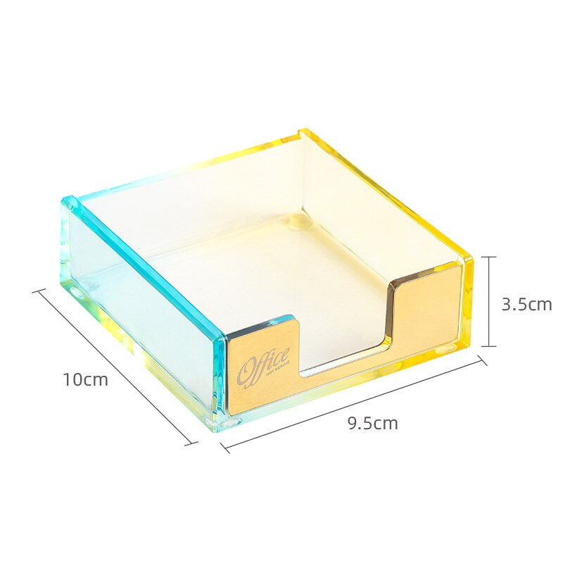 Organizador de escritorio para documentos, soporte acrílico antigolpes, caja de almacenamiento para casa, oficina, libros, documentos, estuche de lápices, estante, organizador de papelería: Mini Box-Green