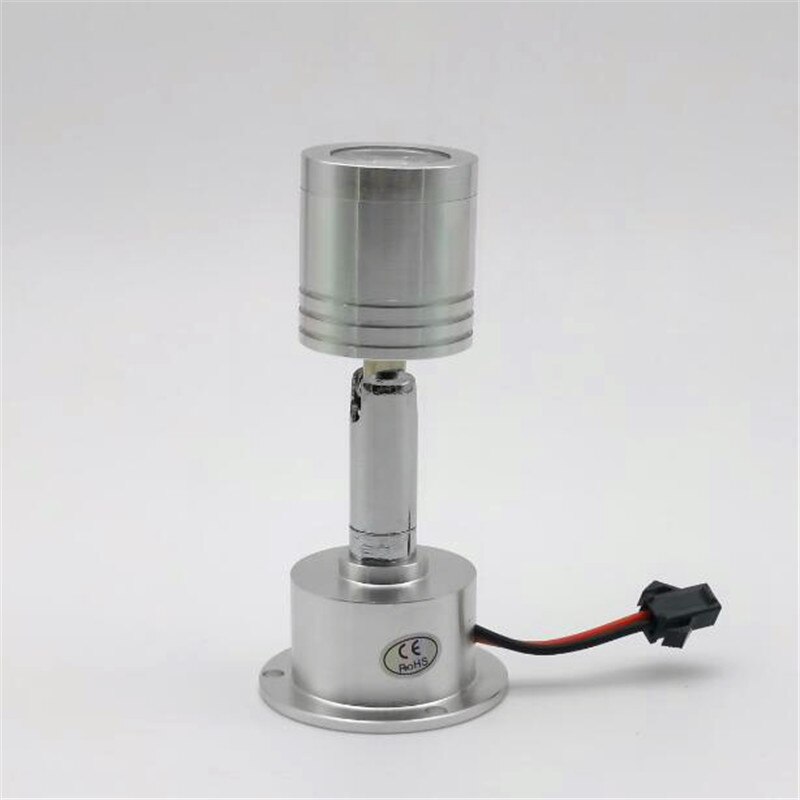 6 unids/lote Downlight Mini LED focos 3W 220V 360 grados de rotación Spotlamp de lámpara telón de fondo las luces RoHS CE