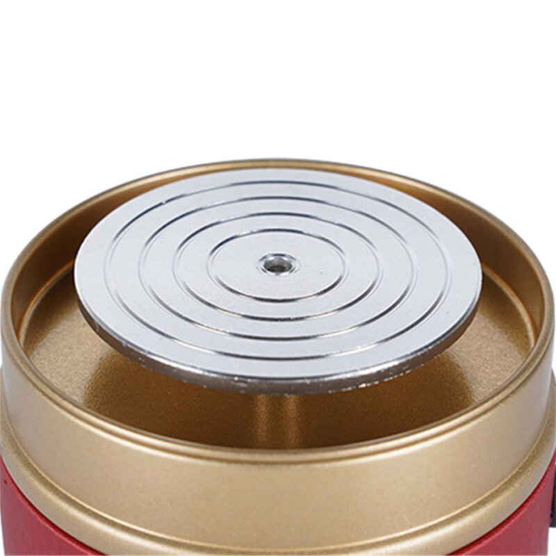 Máquina giratoria de cerámica roja para niños y adultos, Mini herramienta de arcilla con bandeja, de entrenamiento de interés para niños, arte de cerámica
