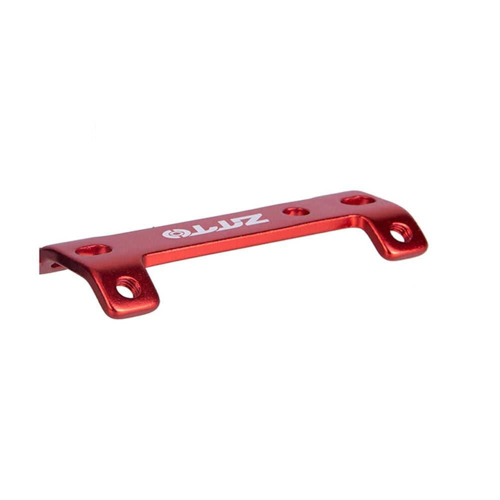 Mtb dubbelhuvudad cykel flaskhållare förlängare ultralätt aluminiumlegering mountain road cykel ram vatten mugghållare expander: Röd