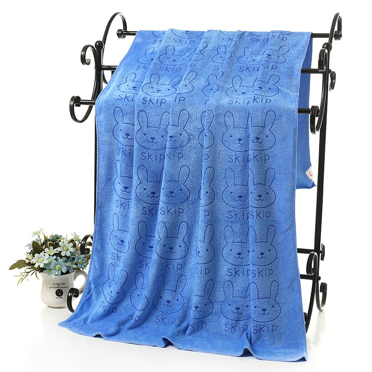 DOGIBILA-Toalla de microfibra de gran tamaño para mascota, Toalla de baño de gran absorción de agua para perro, Golden retriever, teddy general, 140x70cm, a la venta: Azul