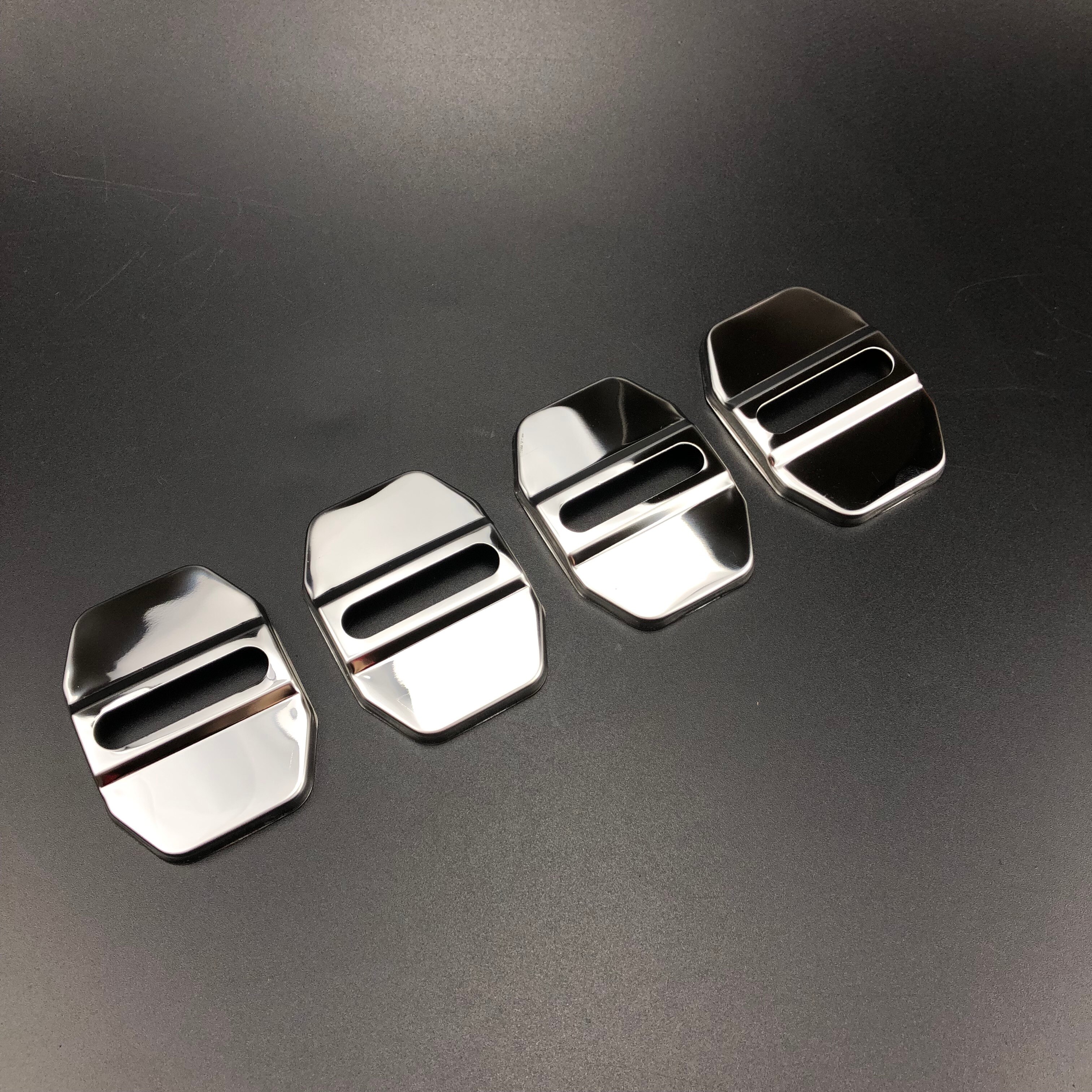 2pcs/set Car Door Rust Resistant Door Lock Buckle Cover Case For Mini Cooper S Hatchback F55 F56 Car Styling Accessories