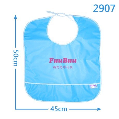 FUUBUU2907-YELLOW-5PCS Adult meal/pocket bib/waterproof clothing