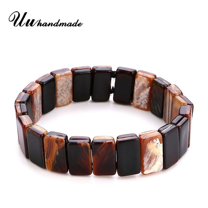 Moda pulseiras redondas pulseiras de acrílico pulseira escalável estilo punk pulseiras para mulher 2018 jóias bijoux pulseiras