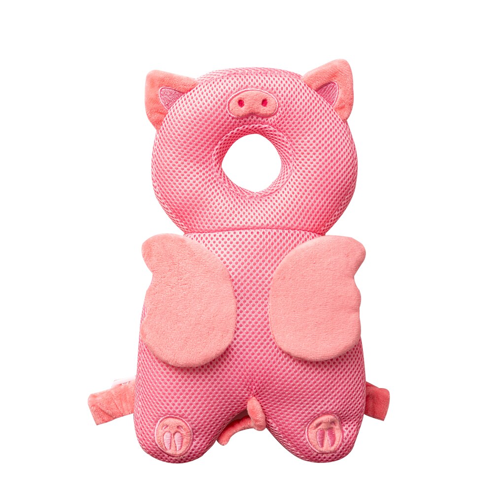 Nyfött barn baby huvudskydd pad kudde nackstöd tecknad mjuk säkerhet kuddar ängel fjäril ryggsäck fall skydd