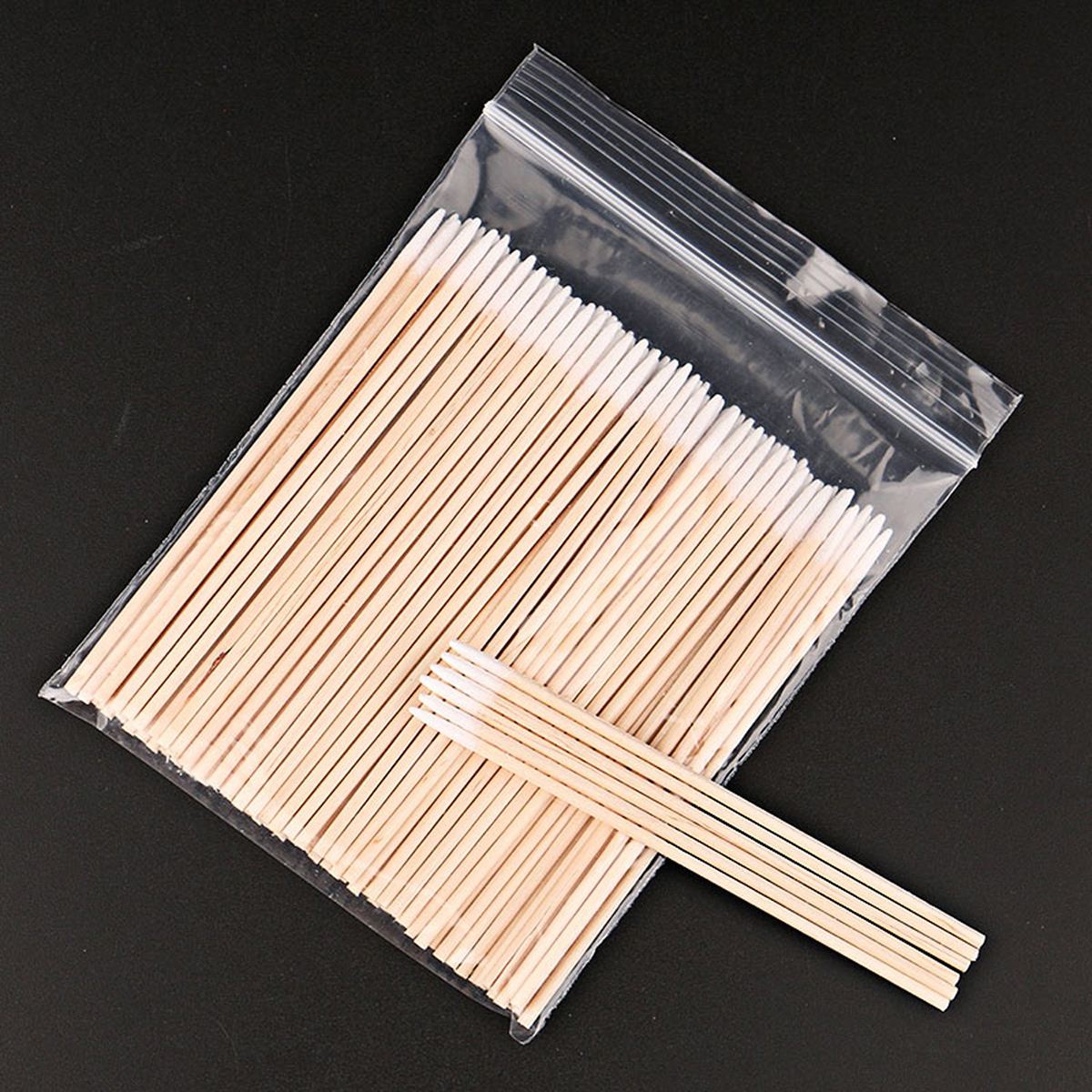 300Pcs Cotton Swab Stick Single Sharp For Makeup Cosmetics Girls Microbrush Brochas Maquillaje Cotton Balls Coton Tige