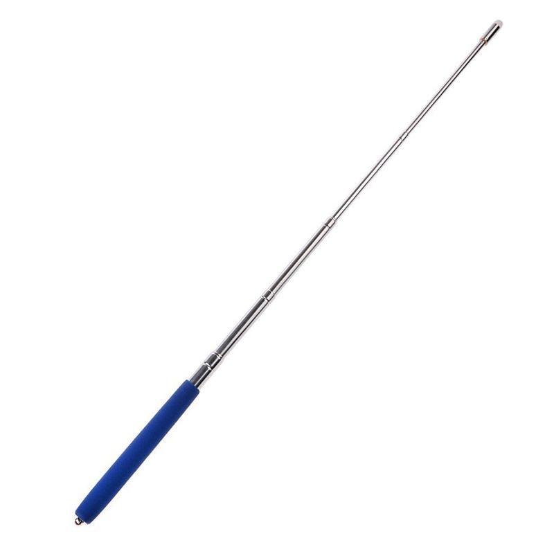 Hand Pointer Extendable Telescopic Retractable Pointer Handheld Presenter Classroom Whiteboard Pointer (Blue)