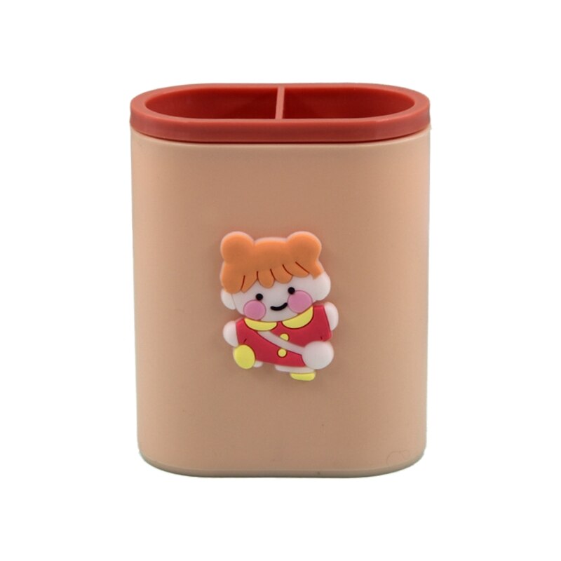 Large Capacity Study Desk Pencil Organizer Holder Makeup Tools Organizer Holder Remote Caddy Holder for Home Office Desk: little girl