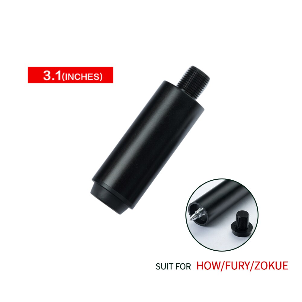 Extensión de taco de billar Mezz Konllen How Fury Zokue Predator, junta de bala para Taco de Carom, accesorios de billar: K