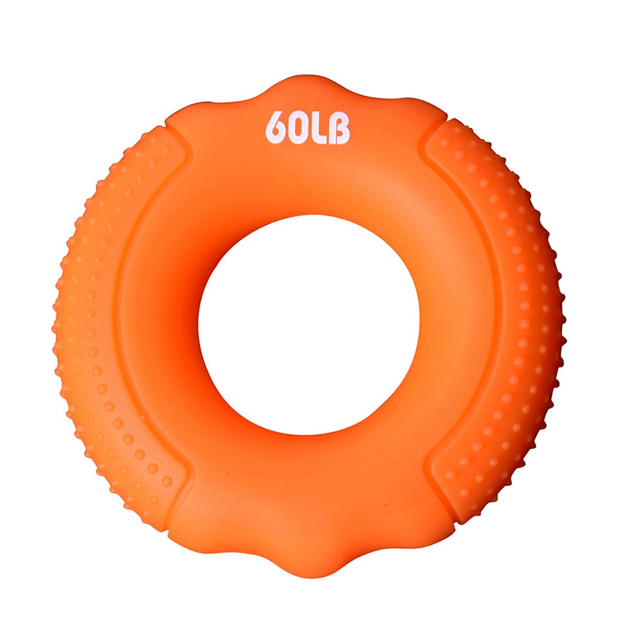 Strength Hand Gripper Grip Siliconen Ring Hand Weerstand Band Vinger Pols Training Carpaal Expander 20lb-100lb Oefening Gym: Oranje