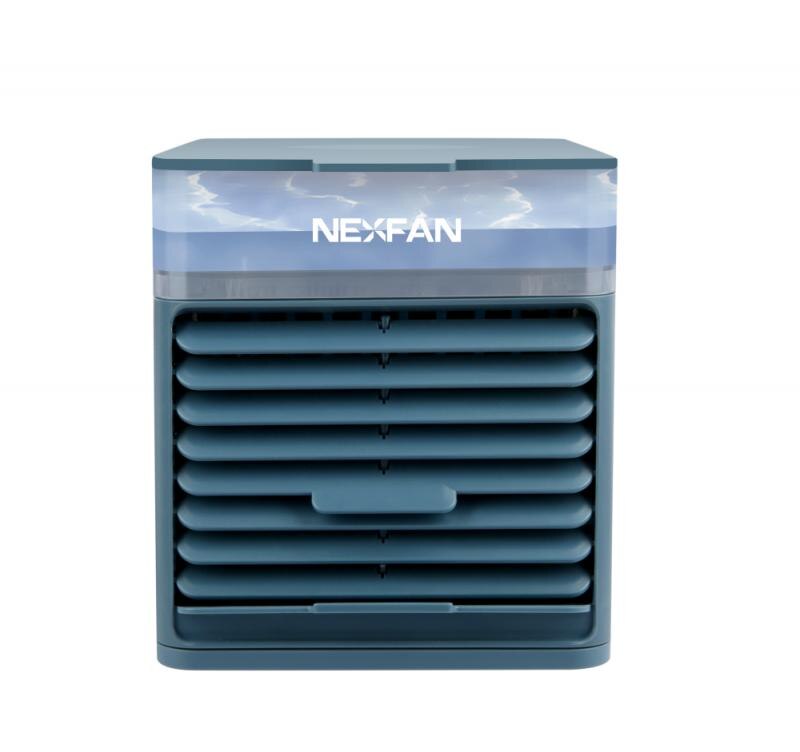 Mini ventilateur de bureau USB, refroidisseur d'air Portable, climatiseur, humidificateur, purificateur, accessoires de bureau et de maison: Navy blue