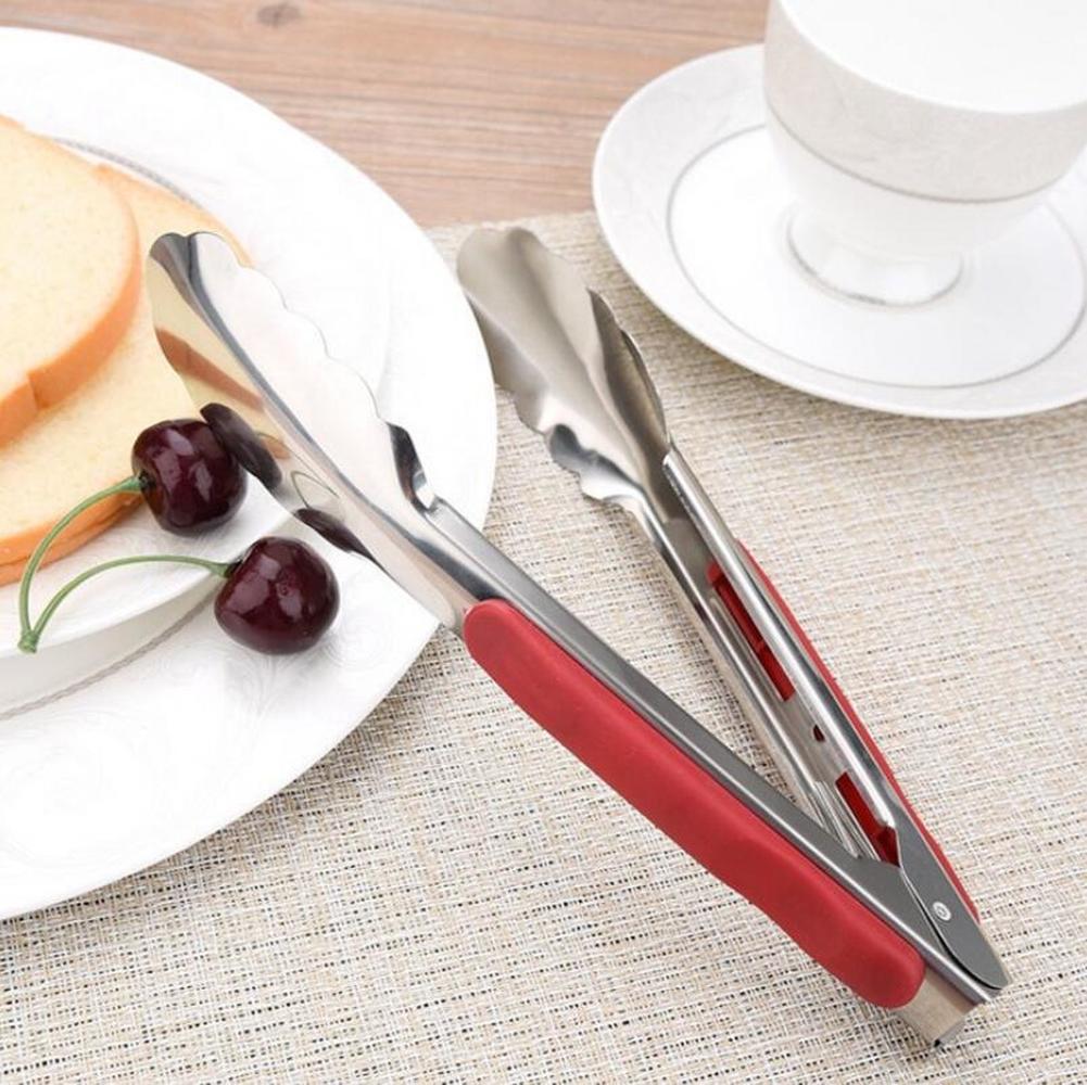 Grill Werkzeug Lebensmittel Clip Anti-verbrühungen Edelstahl Grill Zange Zeug Rotisserie BBQ Tool Home Küche Liefert