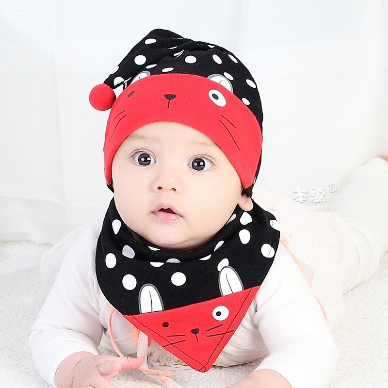Style coréen-style ensemble de chapeau de tête costume bébé Phat deux pièces ensemble
