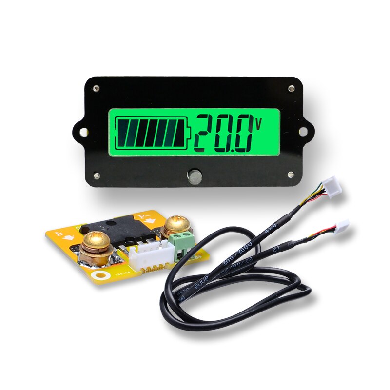 50A 100A Power indicator Voltmeter Battery capacity meter Lithium battery iron phosphate lead acid battery power detector ebike: 80V 100A