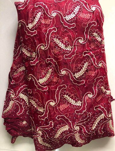 Nigerian Laces Fabrics Tulle African Laces Fabric Wedding African French Net Lace YLL5095 fucshia