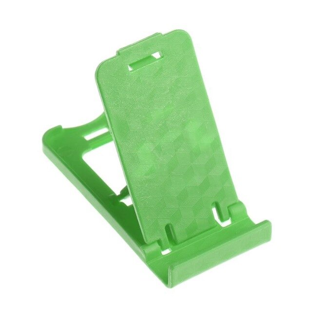 Adjustable Mobile Phone Holders Portable Mount Holder Stand Storage Racks Multifunctional Table Support Bracket For iPhone 7 6 5: Green