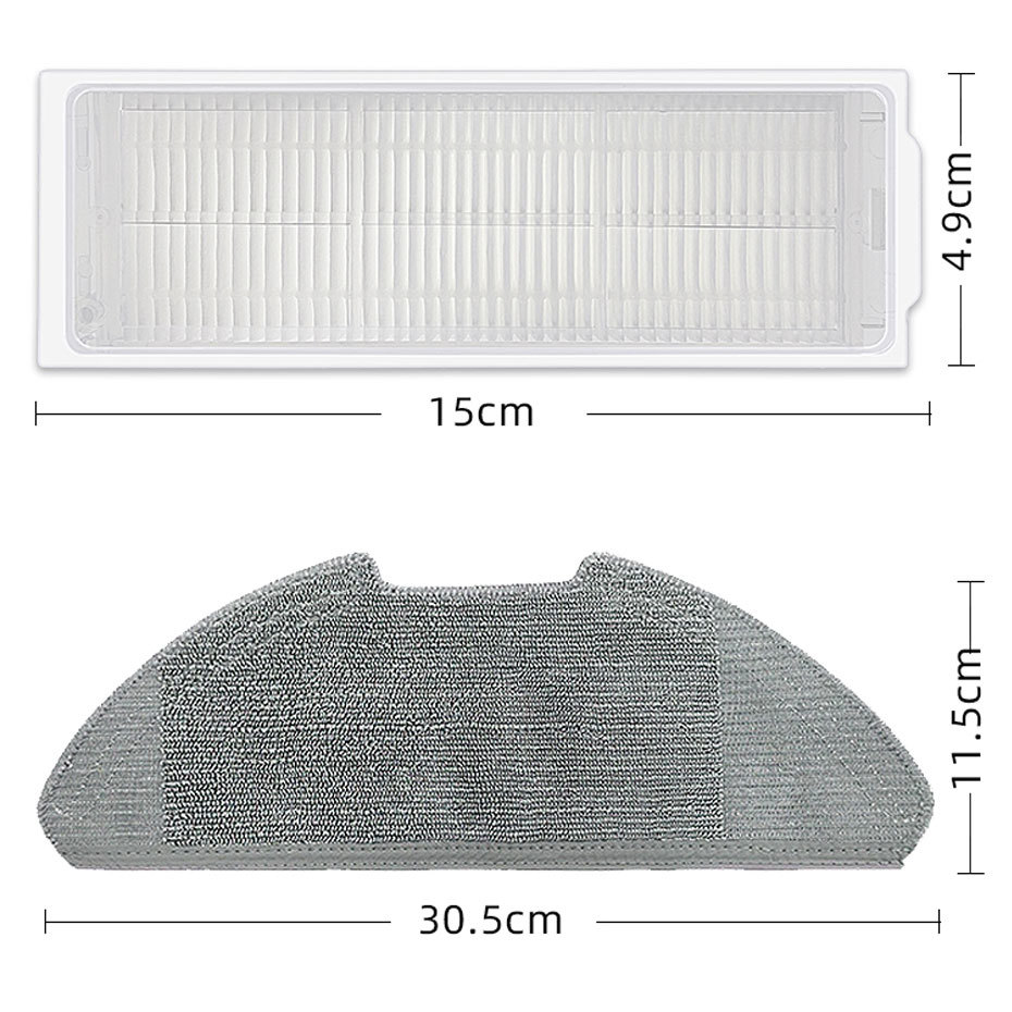 Voor Xiaomi Mi Robot Vacuüm-Mop 2 Pro/Lite MJST1SHW MJSTL Hepa Filter Mop Doek Belangrijkste Zijborstel Mijia Stofzuiger Accessoires