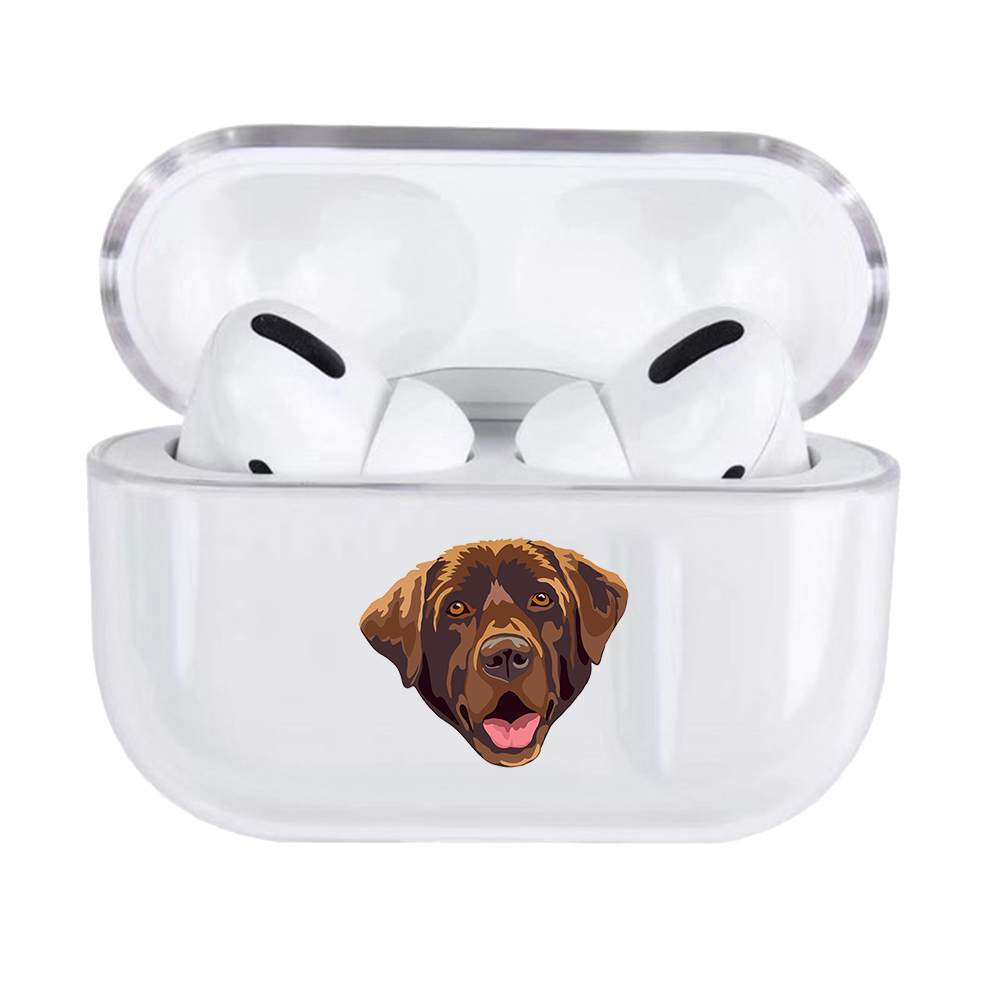 Cute Dog Labrador Retriever Airpod Cases 3 for 2 1 Pro Pods Gen Air Pods Pro Cover Lovely Pet Earphone Cartoon Box Coque