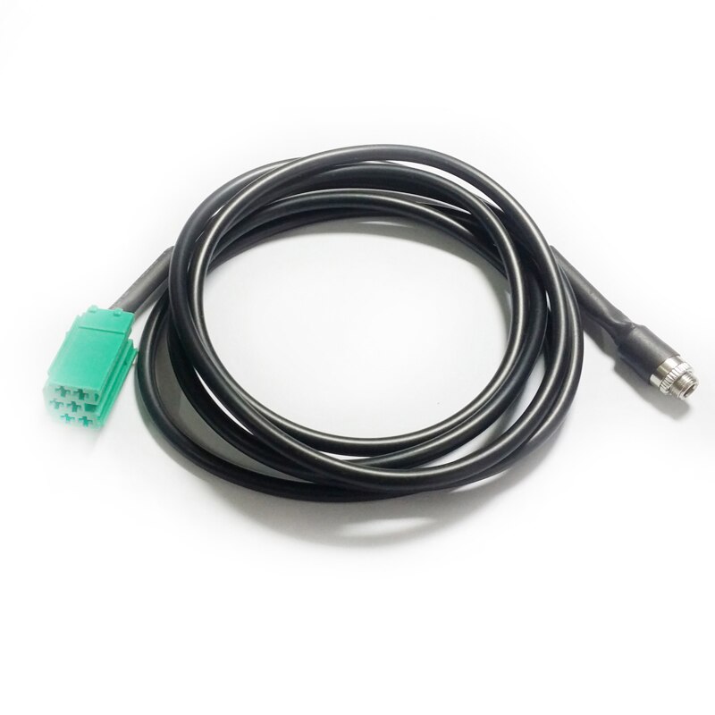 Biurlink Vrouwelijke Auto Mini ISO 6Pin Jack Aux Kabel voor Renault Radio Updatelist