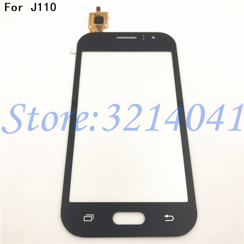 4.3 inch touch screen Voor Samsung Galaxy J1 Ace J110 Touch Screen Digitizer Sensor Voor Glas Lens Panel