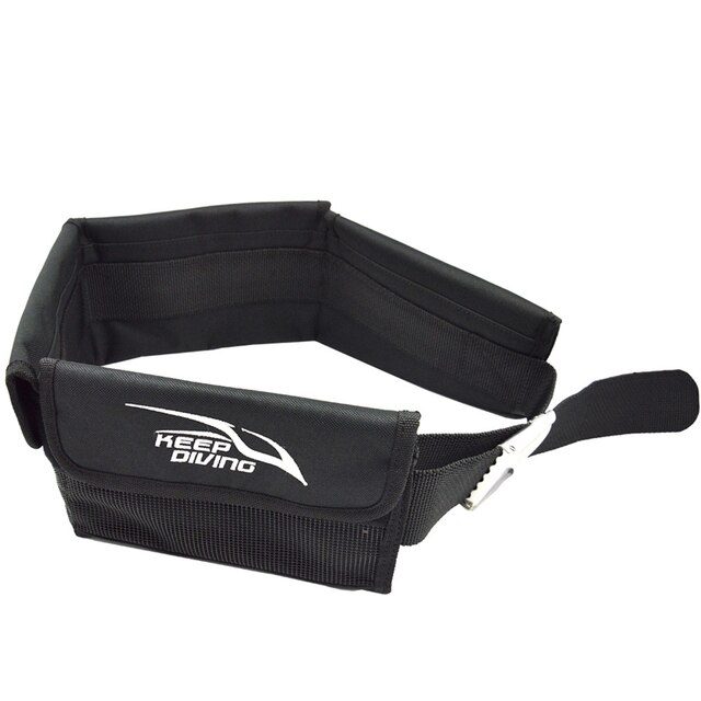 Duiken Duiker Gewicht Riem Met 4 Pocket Duurzaam Scuba Dive Gewicht System Gear Tas Duiken Pocket Gear Duiken Gewicht Riem pocket: Black