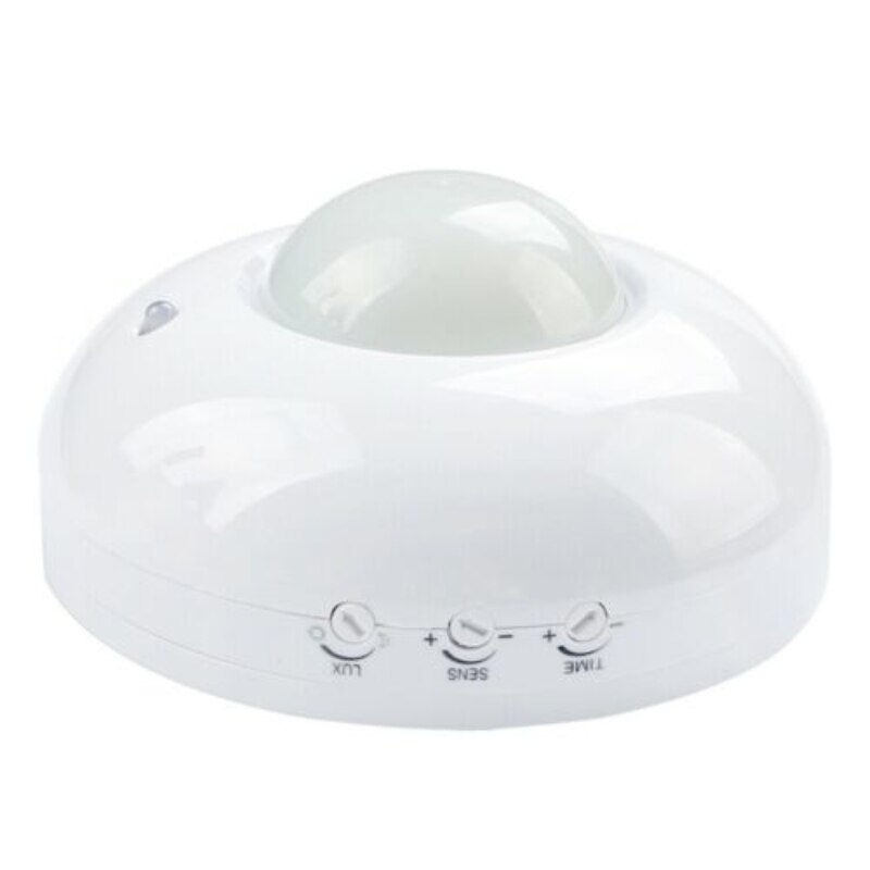 Adjustable Detection Distance 360° Sensor Low Power PIR Human Body Infrared Sensor 220-240V Round Ceiling Sensor: Default Title