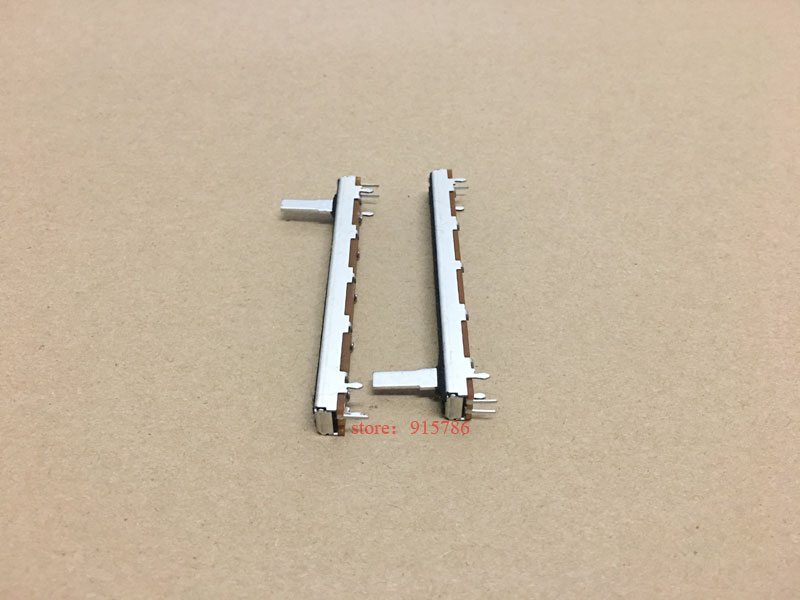20 stk  sc6021 mono  b10k 75mm skyder push-pull potentiometer dæmpning taiwan mixer fader  b103