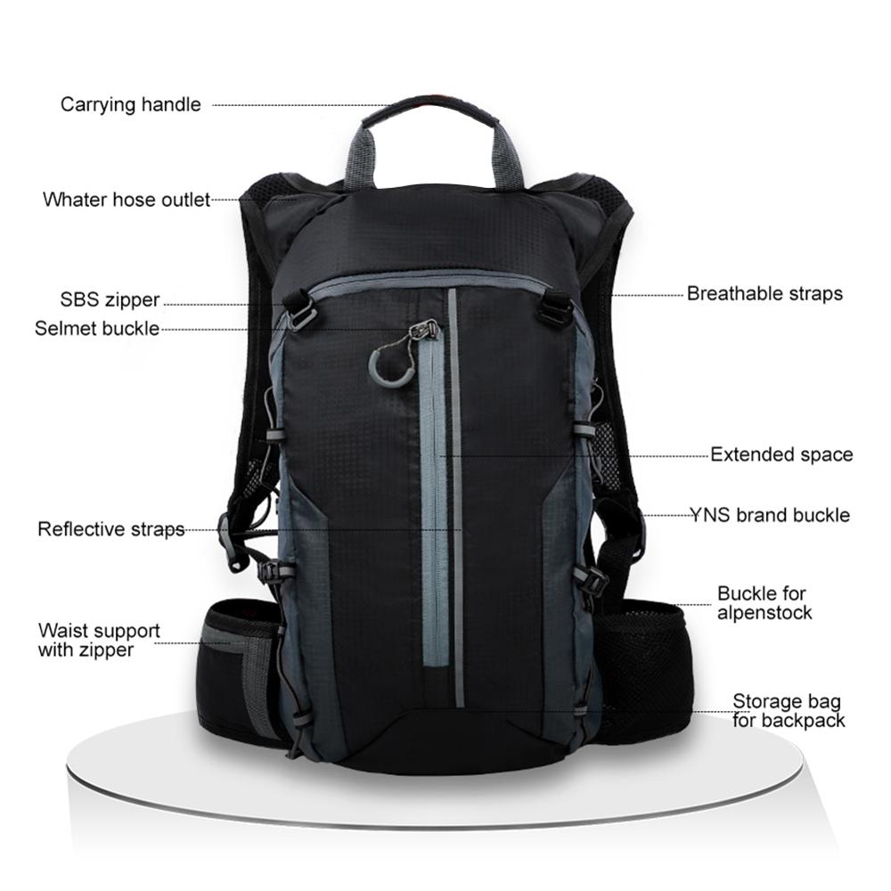10L Waterproof Bicycle Bag Cycling Backpacks Breathable Ultralight Bike Climbing Water Bag Backpack