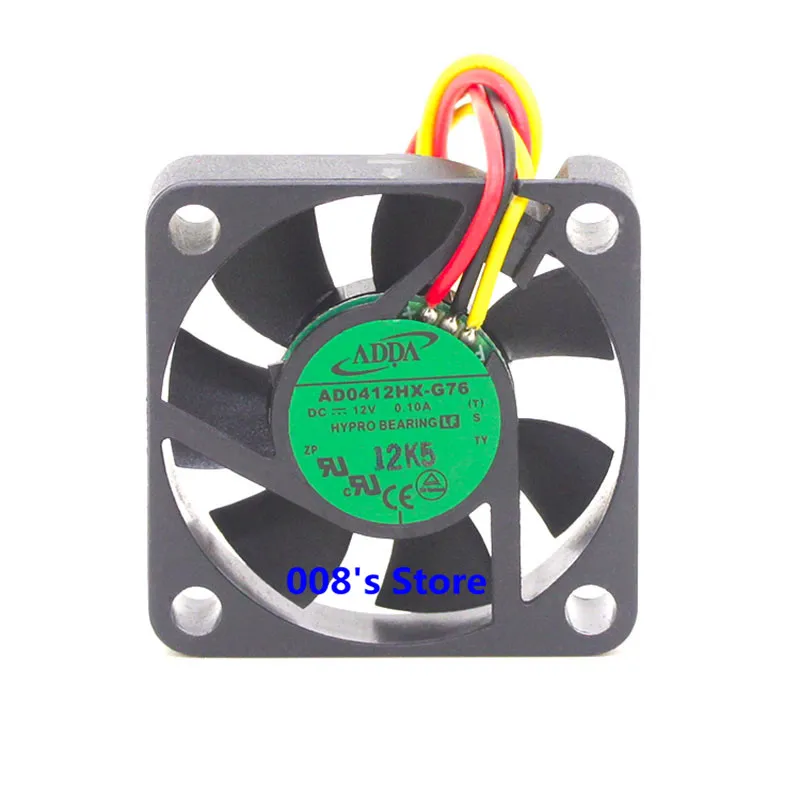 Radiator Cooling Cooler Fan For AD0412HX-G76 40*40*10mm 4010 4CM 40mm DC 12V 0.10A Silent Cooling 6000RPM 6.7CFM