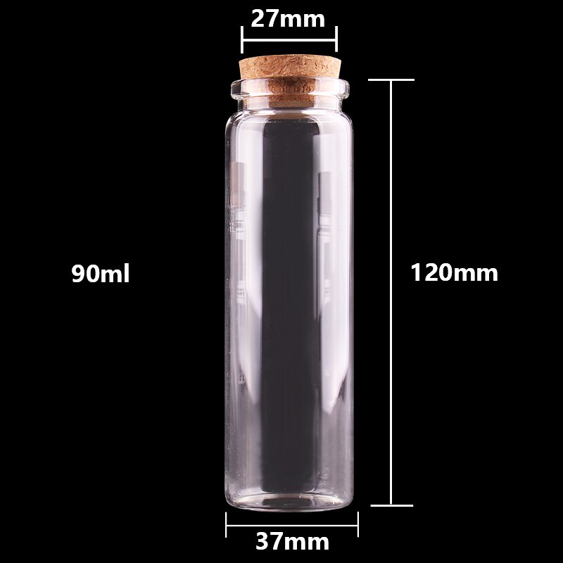 24Pcs 20Ml 50Ml 65Ml 90Ml Kleine Glazen Flessen Me... – Grandado