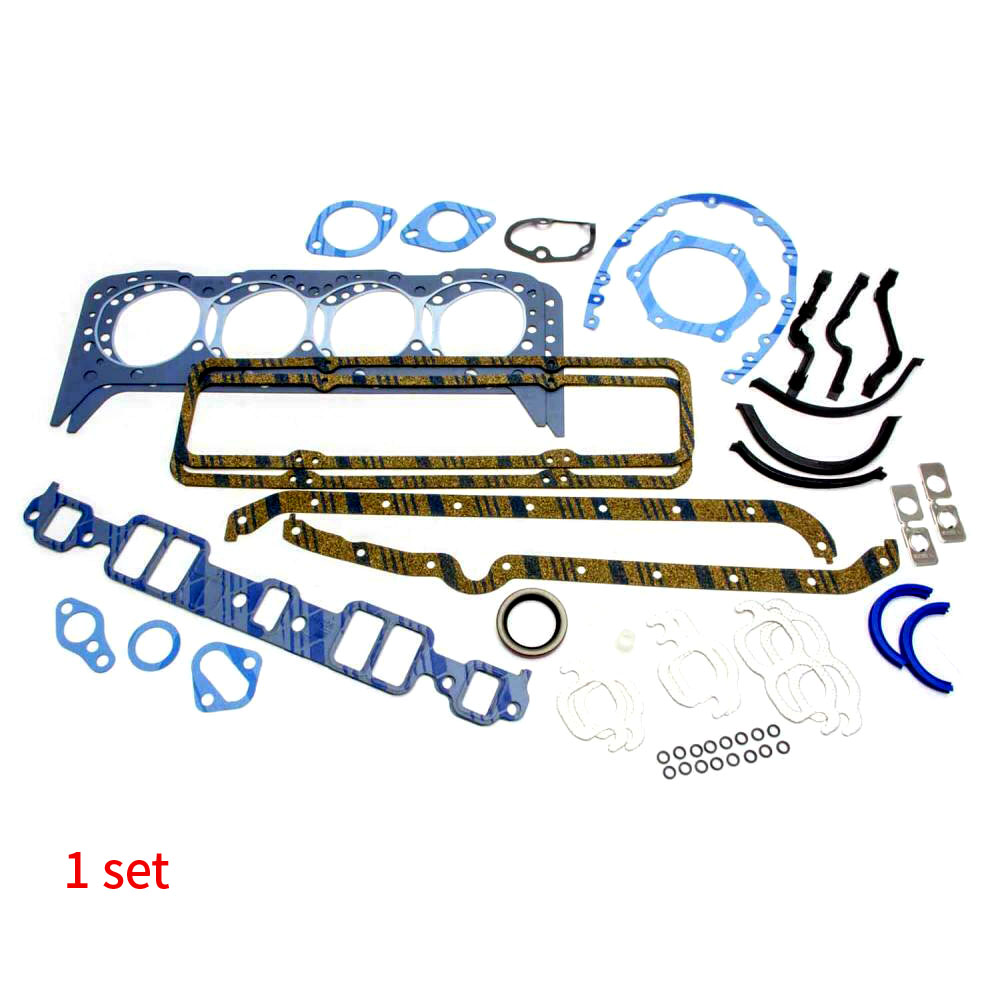 Overhaul Gasket Set Parts Automobile Iron Durable Intake Exhaust Engine Rebuild Direct Fit Repair For Chevy 350