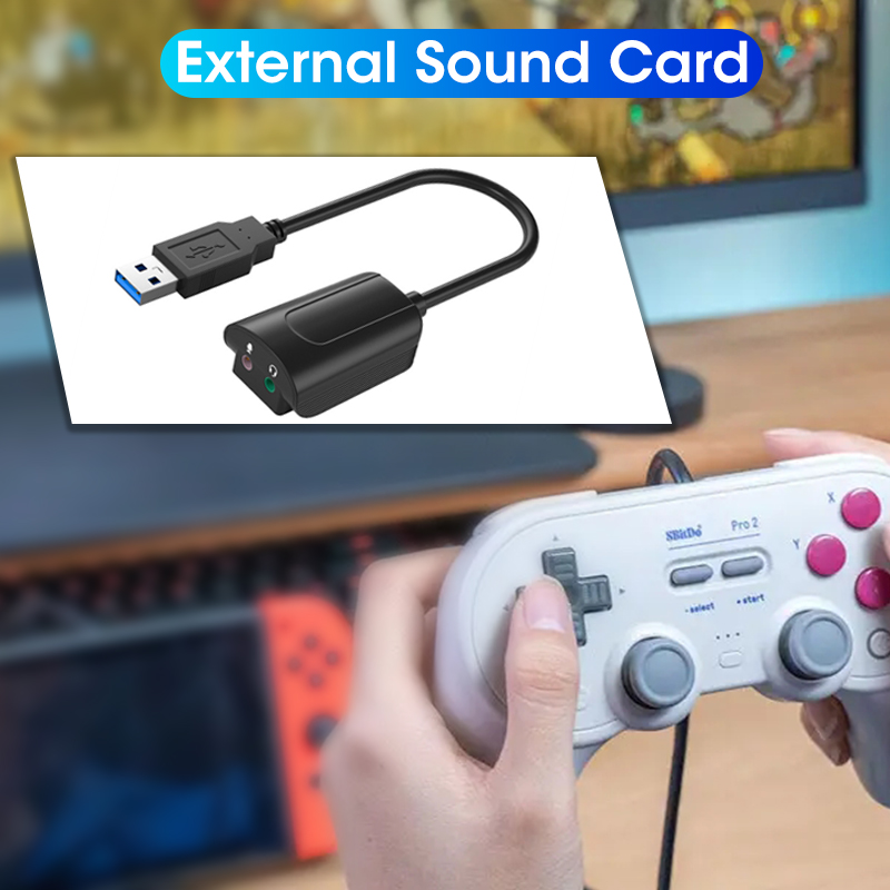 Niye soundkarte, externer 3.5mm- usb-adapter, usb-zu-mikrofon-lautsprecher-audio-interface für  ps4 laptop-computer-usb-soundkarten