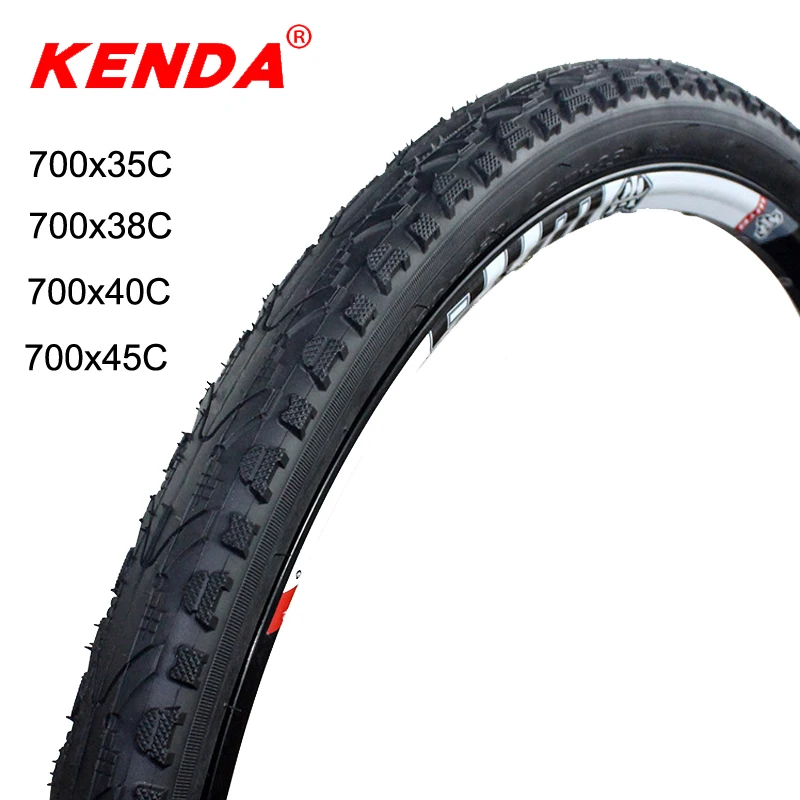Kenda bicycle tire 700C 700x35c 38C 40C 45C MTB road bike tires 700 pneu fit 29er mountain bikes semi smooth tyre low resistance: Light Grey