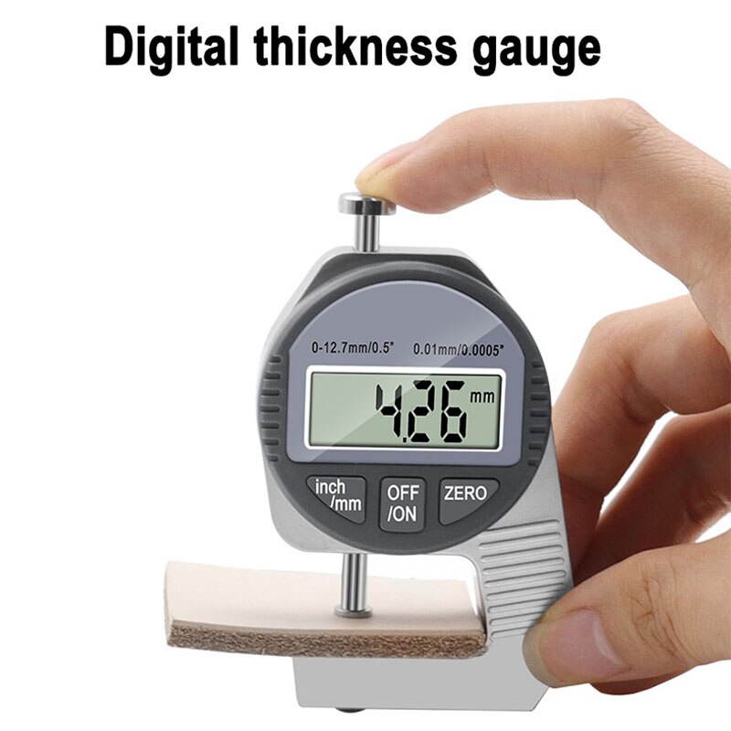 Elektronische Diktemeter 12.7Mm Digitale Micrometer Dikte Meter Micrometro Dikte Tester 0.01Mm Meetinstrument