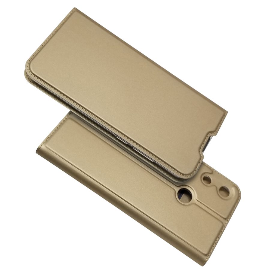 Honor 8A case op sFor Fundas Huawei Honor 8A Lederen Cases Voor Coque Huawei Honor8A 8 EEN JAT-LX1 cover Flip wallet Cover Skin: Gold