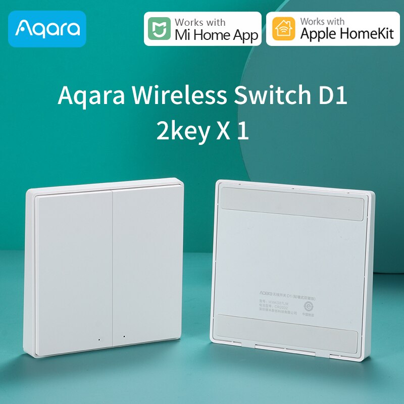 Xiaomi Aqara Wireless Switch ZigBee connection Aqara Hub gateway 3 Mi Smart Home Wireless Key Wall Switch work with Mijia Apple: Aqara Hub UK