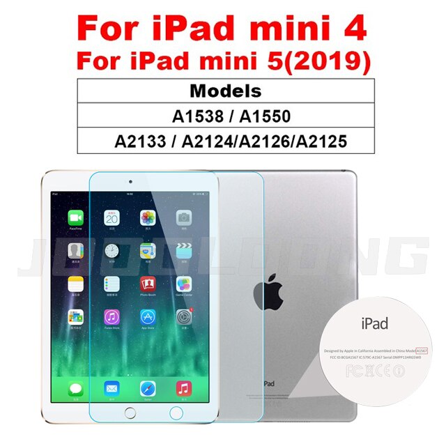 Protector de pantalla de vidrio templado para Ipad Pro 11, 10,5, 9,7, 6th, 10,2, 7ª generación, película protectora para iPad Mini 5 Air 4 3 2: IPAD MINI4 5