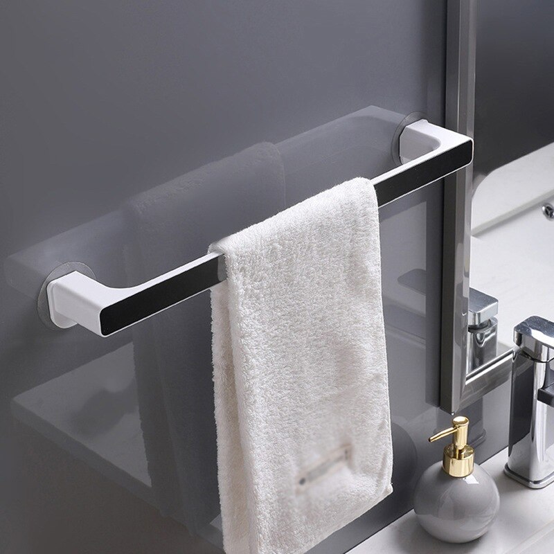 Badkamer Handdoek Opbergrek Muur Gemonteerde Badkamer Haak Gratis Geperforeerde Rag Opknoping Houder Keuken Doekjes Opknoping Gadgets: Brons