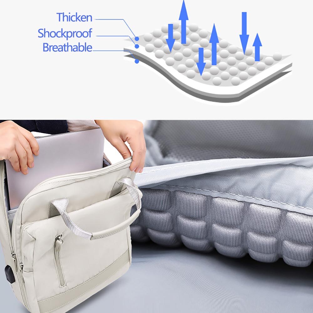 IKE MARTI Women's Backpack Daypack School Bag Sac A Dos Femme Man Waterproof Charging 15.6 Inch Laptop Backpack