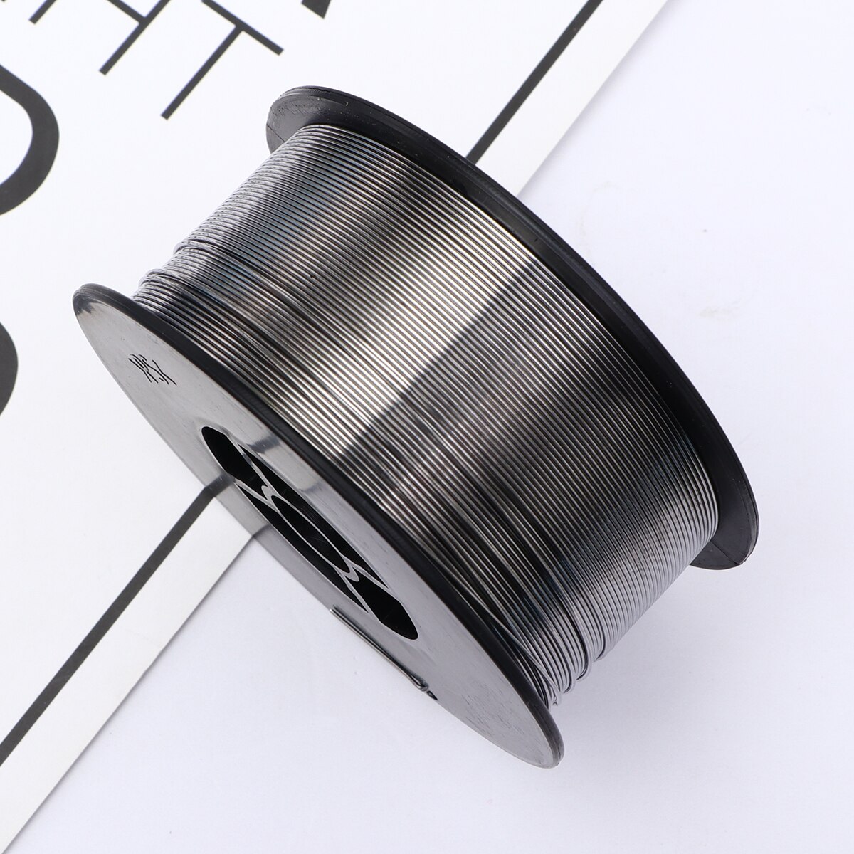 0.8mm 1kg Gasless Stainless Steel Mig Welding Wire Reel Spool Roll Flux Cored No Gas (Silver)